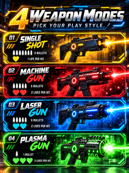 GlowStrike Neon™ Laser Tag Duo Set