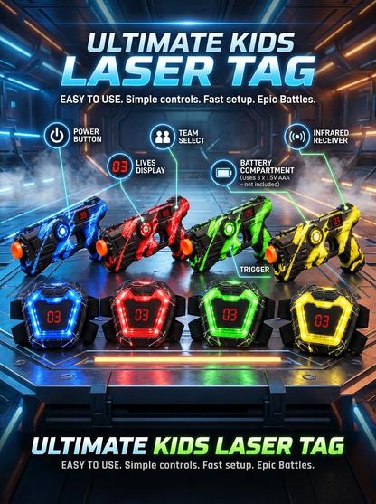 GlowStrike Neon™ Laser Tag Duo Set